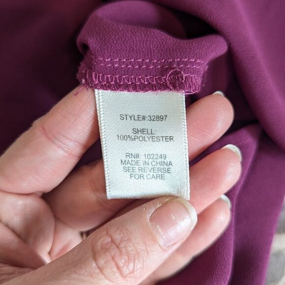 Skies Are Blue Embroidered Women's Blouse - Picture 7 of 7